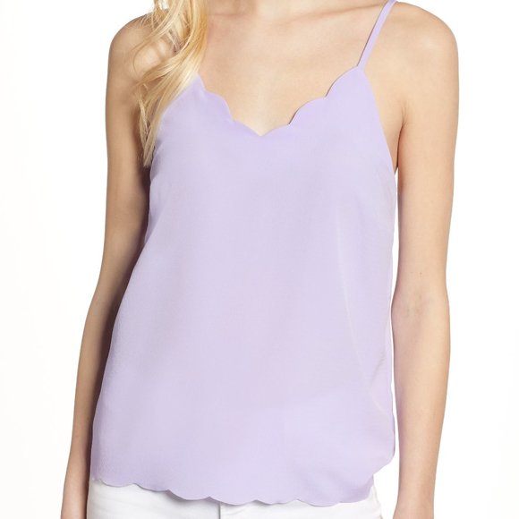 New Halogen Scallop Detail Camisole Size XL - Picture 2 of 13